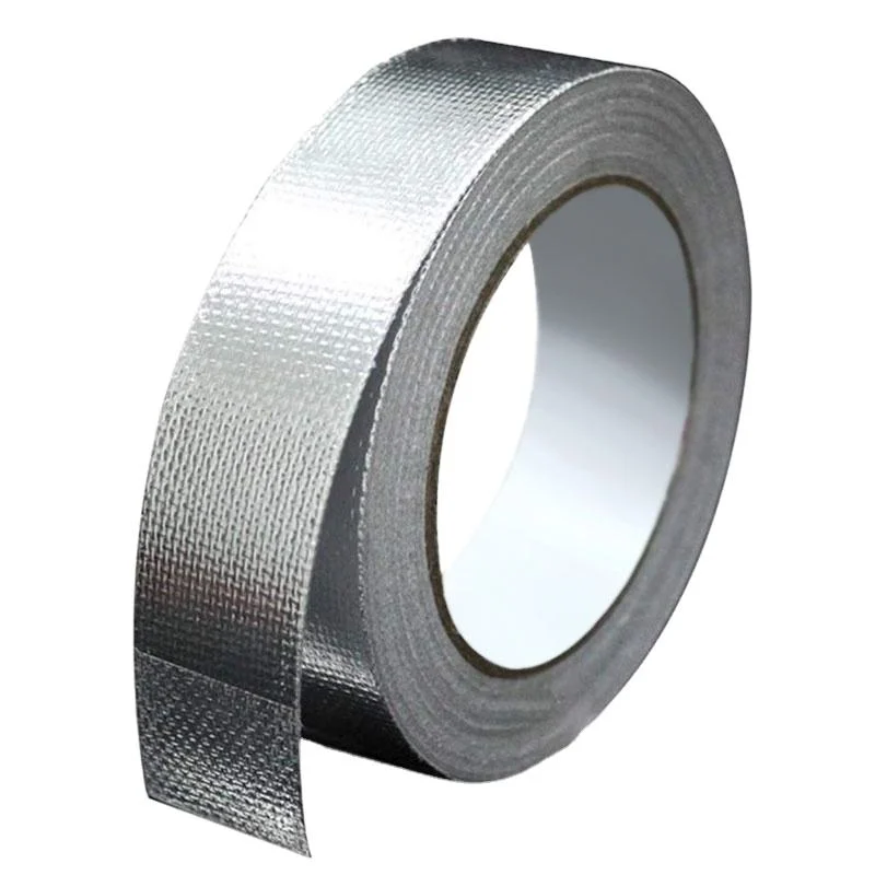 HVAC Solvent Glue Protection Mesh Grid High Temperature Aluminum Foil Glass-Cloth Tape