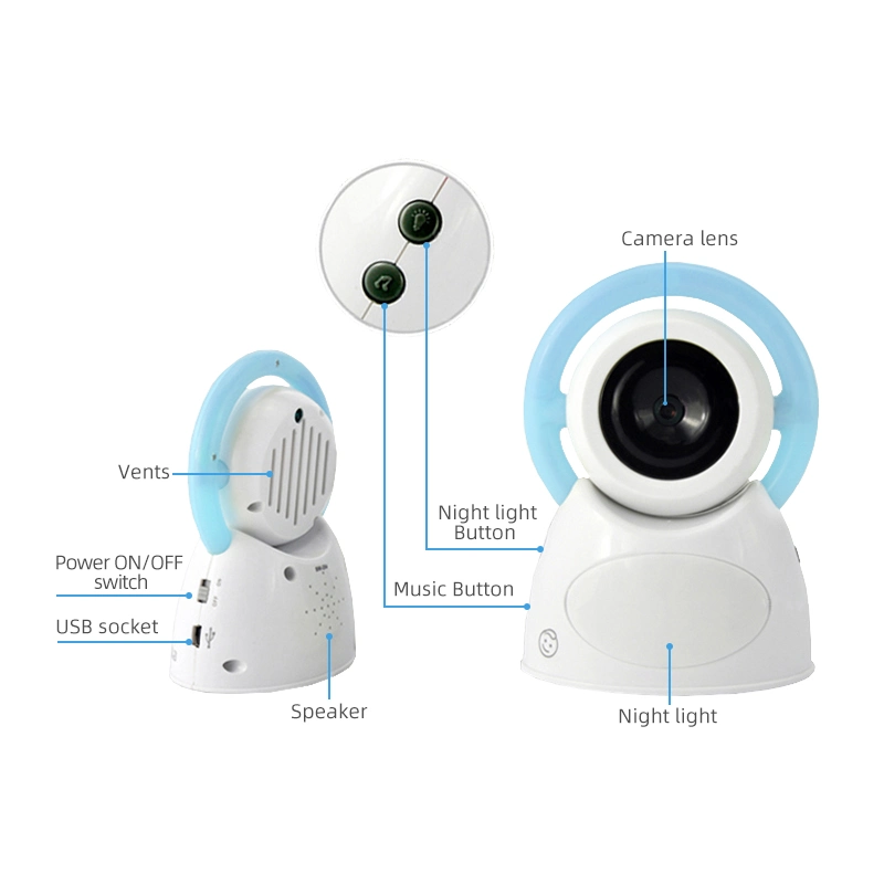 WiFi Remote Baby Monitor Camera Smart Home Security System with Camera