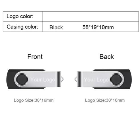 Mulberry Custom Logo 2,0 3,0 USB-Flash-Laufwerk mit Drehfunktion USB-STICK PENDRIVE 128MB 1GB 2GB 4GB 8GB 16GB 32GB 64GB 128GB