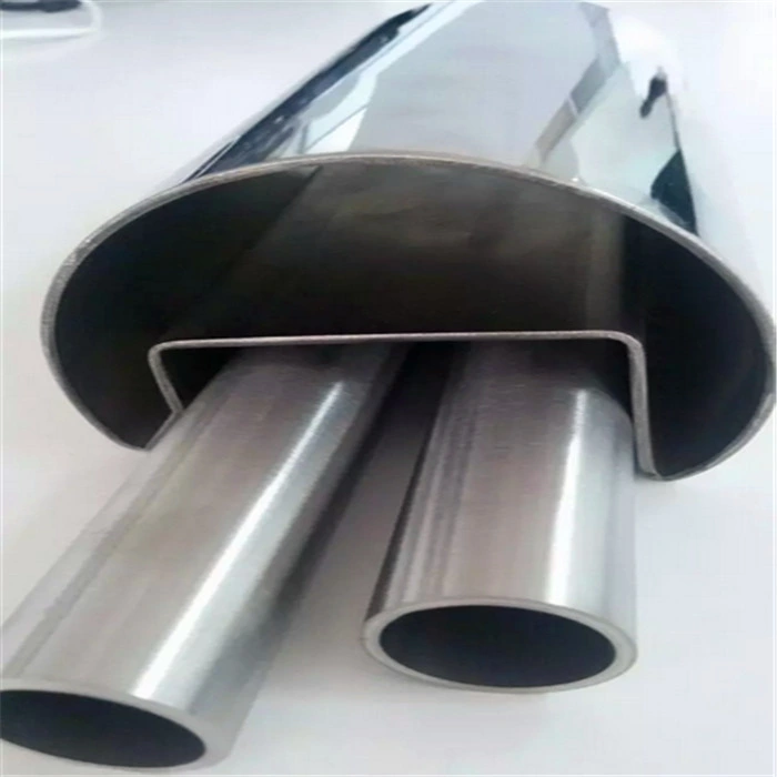 201 304 316 Hairline Satin Finish Stainless Steel Slot Pipe Ss Groove Tube