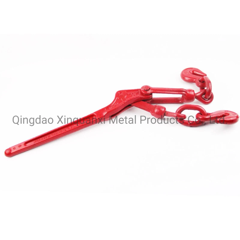 Drop Forged Rigging Hardware Lifting Tool Lever Type Load Binder with Safety Hooks