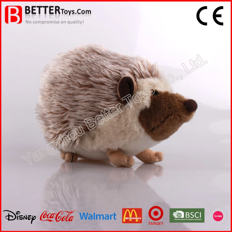 ASTM Realistic Stuffed Animal Plush Soft Toy Hedgehog for Promotion