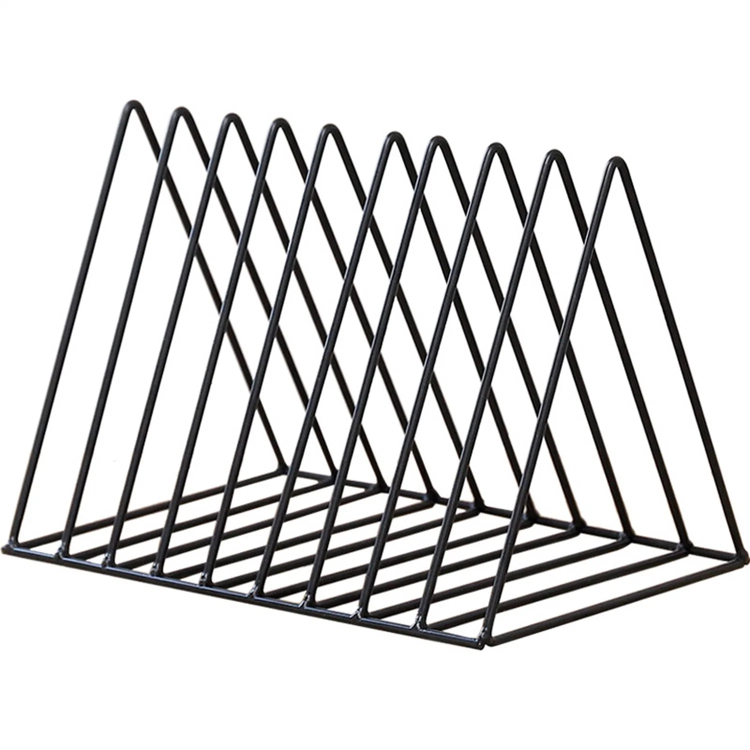 Triangle Racks and Magazine Metal Newspaper Holder Magazine File Storage for Office File Holders Home Decoration