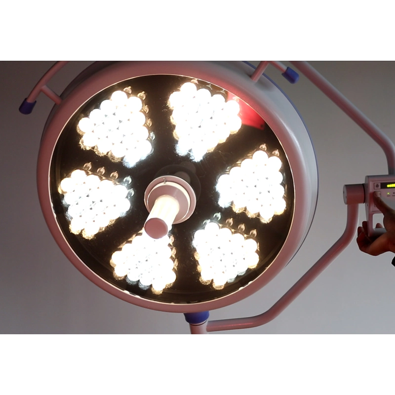 Mn-LED5050 Medical Double Head Surgical LED Shadowless Surgical Light with Battery