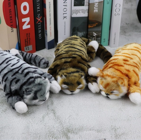 Japan Hot Selling Plush Rolling Cat Laugh and Move