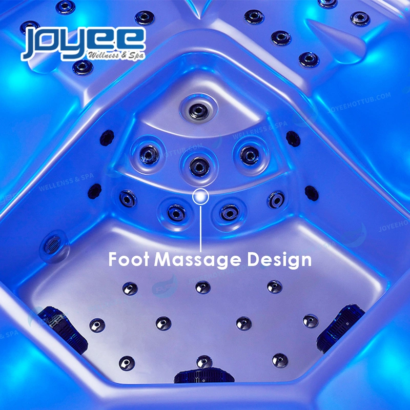 Joyee Europe Free Sex 5 People Home Outside Jet Whirlpool SPA Bath Outdoor Hot Tub SPA