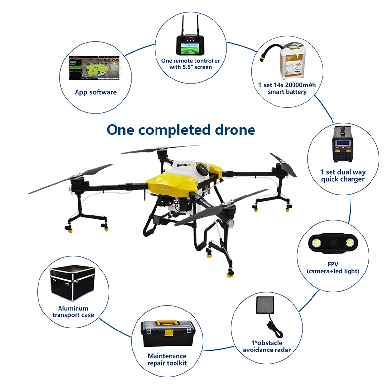 16L grande puissance pompes pulvérisateurs de la machine de pulvérisation de pesticides agricoles Drone de grande puissance de la batterie pour l'Agriculture Utilisation