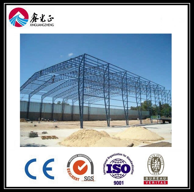 Prefabricated Steel Structure Sports Hall/Basketball Stadium with Steel Framework (BYSS-101)