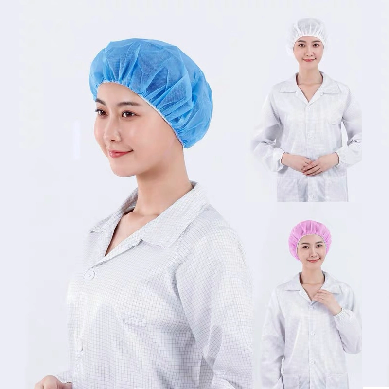 Hot Sell Disposable PP Non-Woven Clip Cap Mob Cap Hair Net