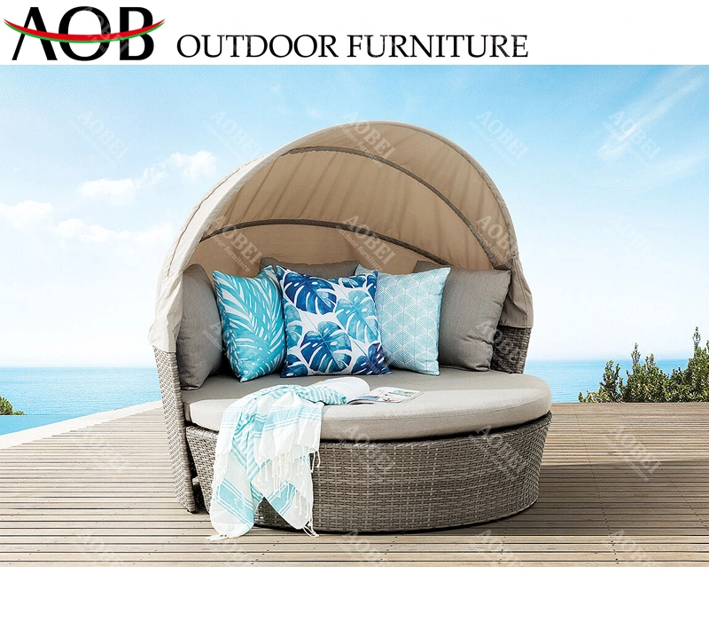 Popular Outdoor Poolside Home Resort Hotel Cabana Daybed Beach Bed Sofabed Furniture