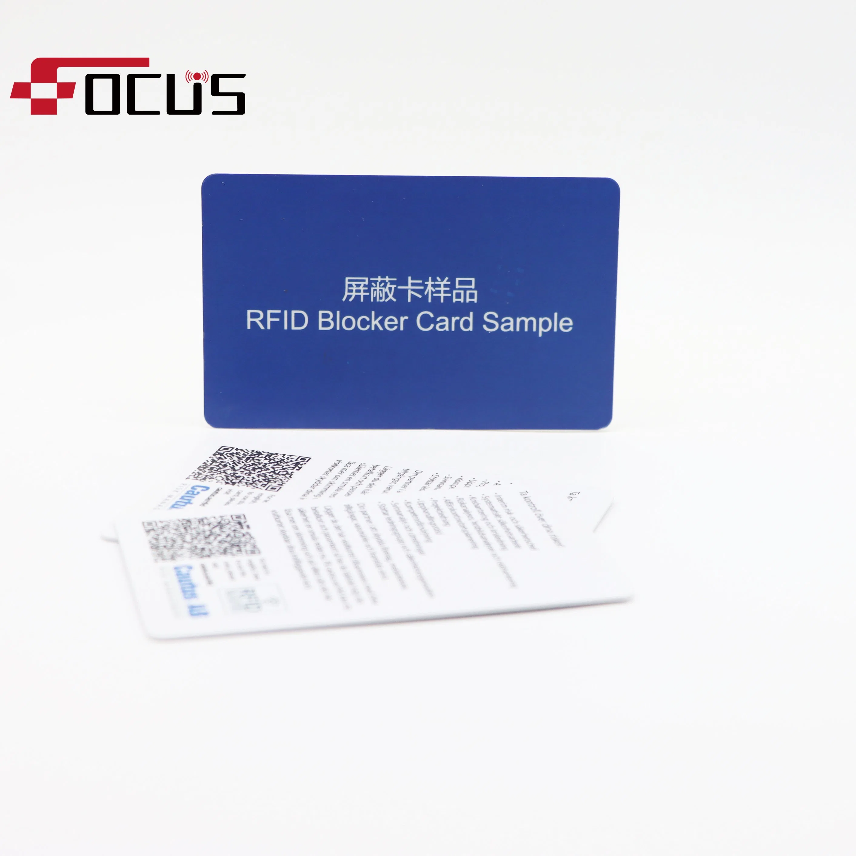 High quality/High cost performance  Custom Printed RFID Blocking Card Personalized with Smart Chip