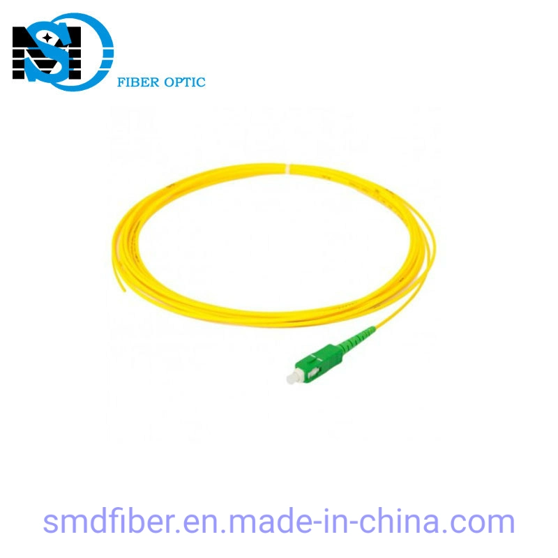 LSZH Sc/APC Singlemode Simplex Fiber Optic Pigtail