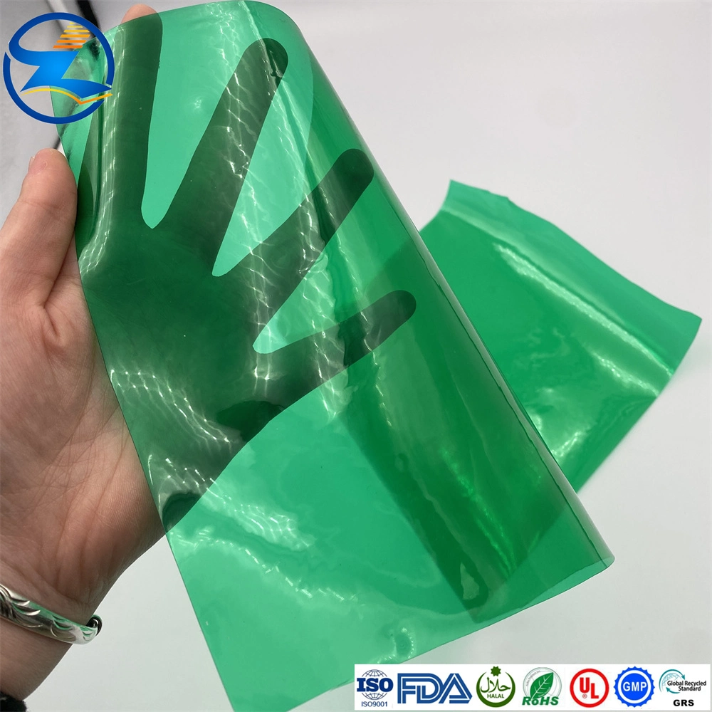 Colored Soft Green PVC Film for Making Bags