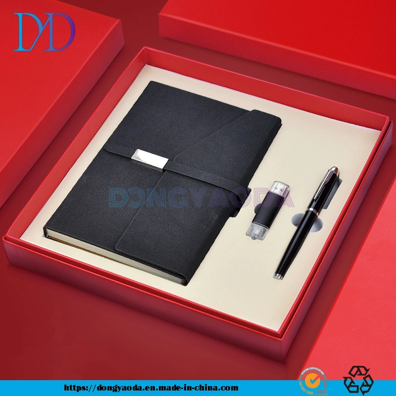 Bolígrafo bloc de notas u disco Set de regalo empresarial regalos Set de Regalo personalizado de Office pueden ser el logotipo impreso