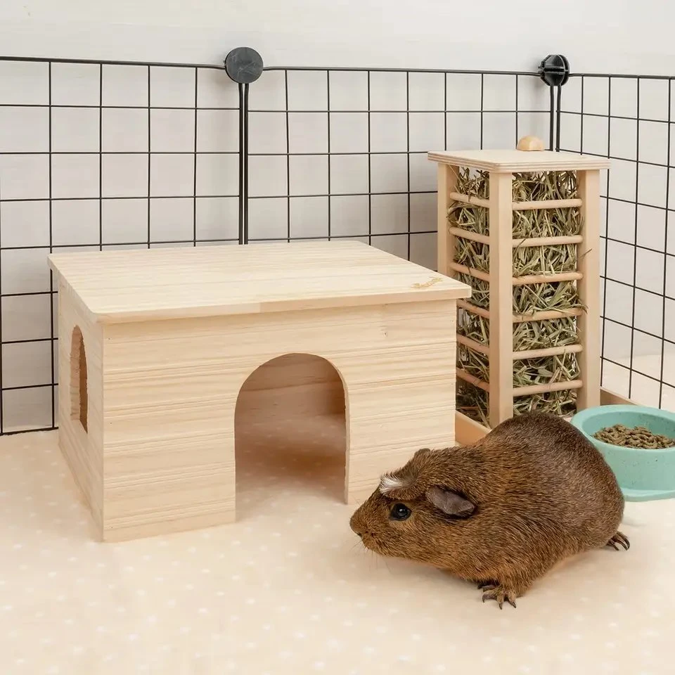 Indoor Chinchilla und Hamster Holzhaus kleines Haustier Wohnzimmer