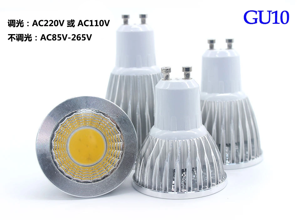 مصباح كوب مصباح LED GU10 MR16 6 واط لضوء المصباح مجموعة GU10 للإضاءة السفلية