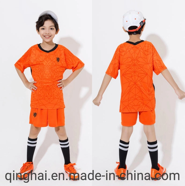 New Design 23 Children S Football Kit Boys and Girls Club World Cup Short Sleeve Messi Cristiano Ronaldo Jersey Can Print Number Football Jersey