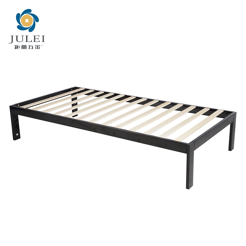 Supplier Top Quality Hotel Queen Size Bed Frame with LED Lights Gas Lift 120 Demontabel