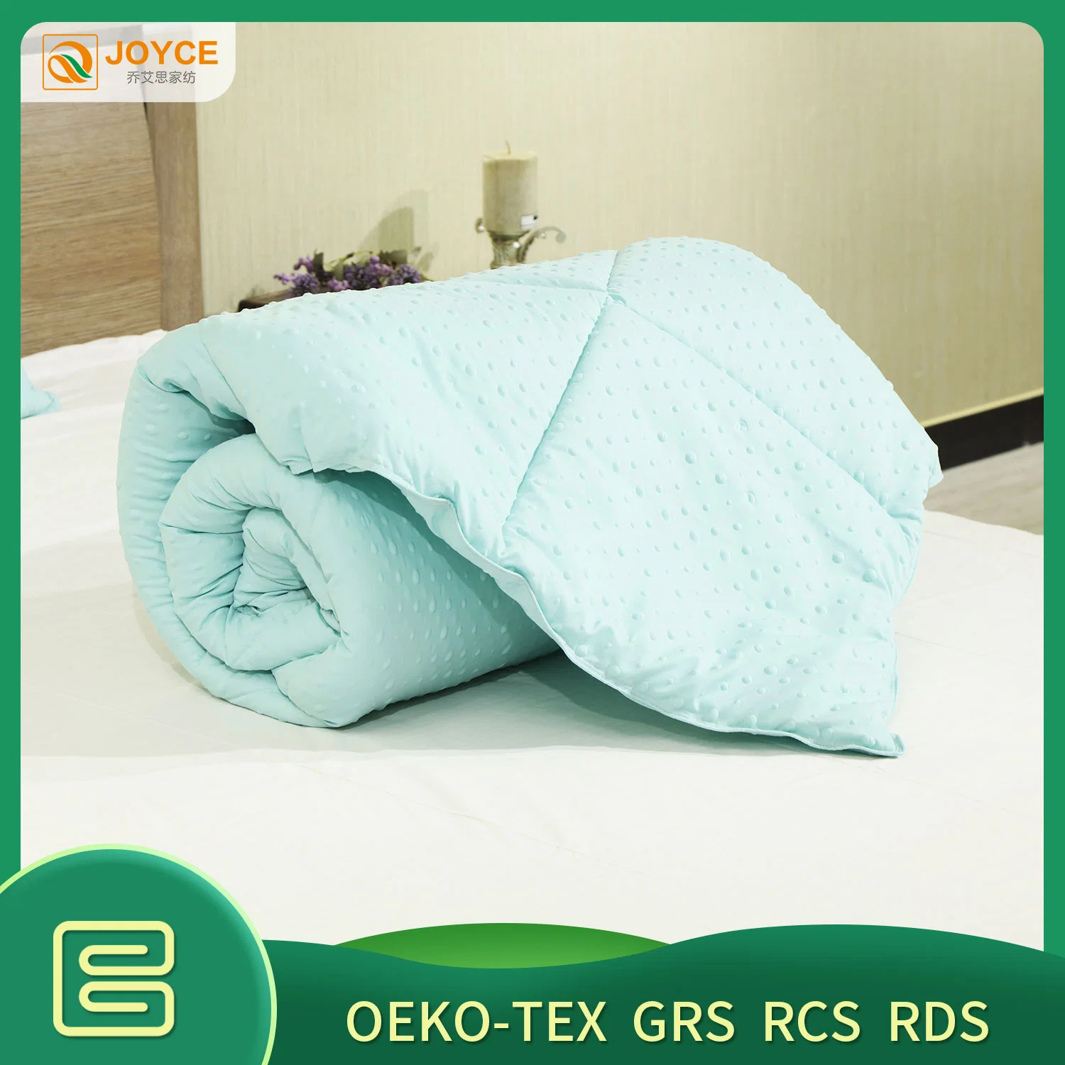Super Soft Atmungsaktive Daunen Alternative Fiber Insert Comforter Bettwäscheset Für den Heimgebrauch