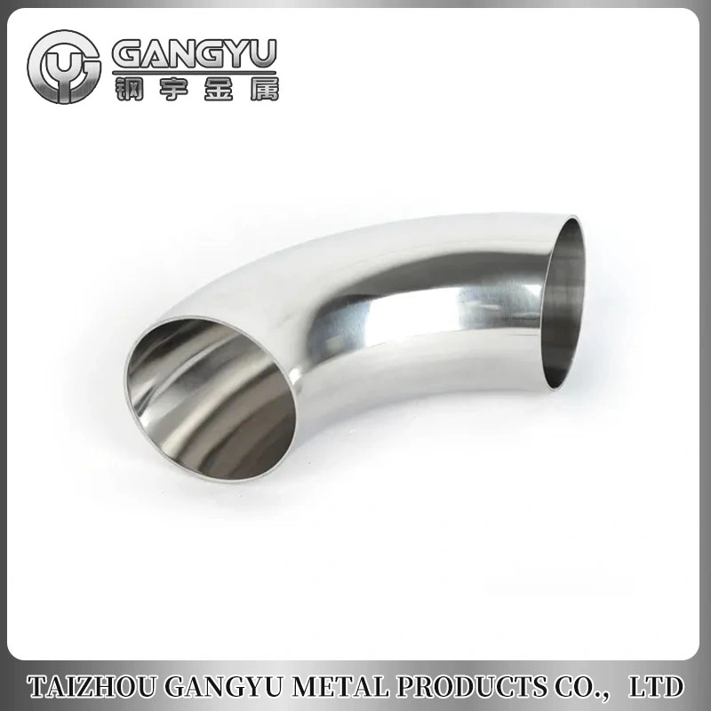 90 Degree Tube Bending with Plain End Stainless Steel Crimp Fittings Reducer