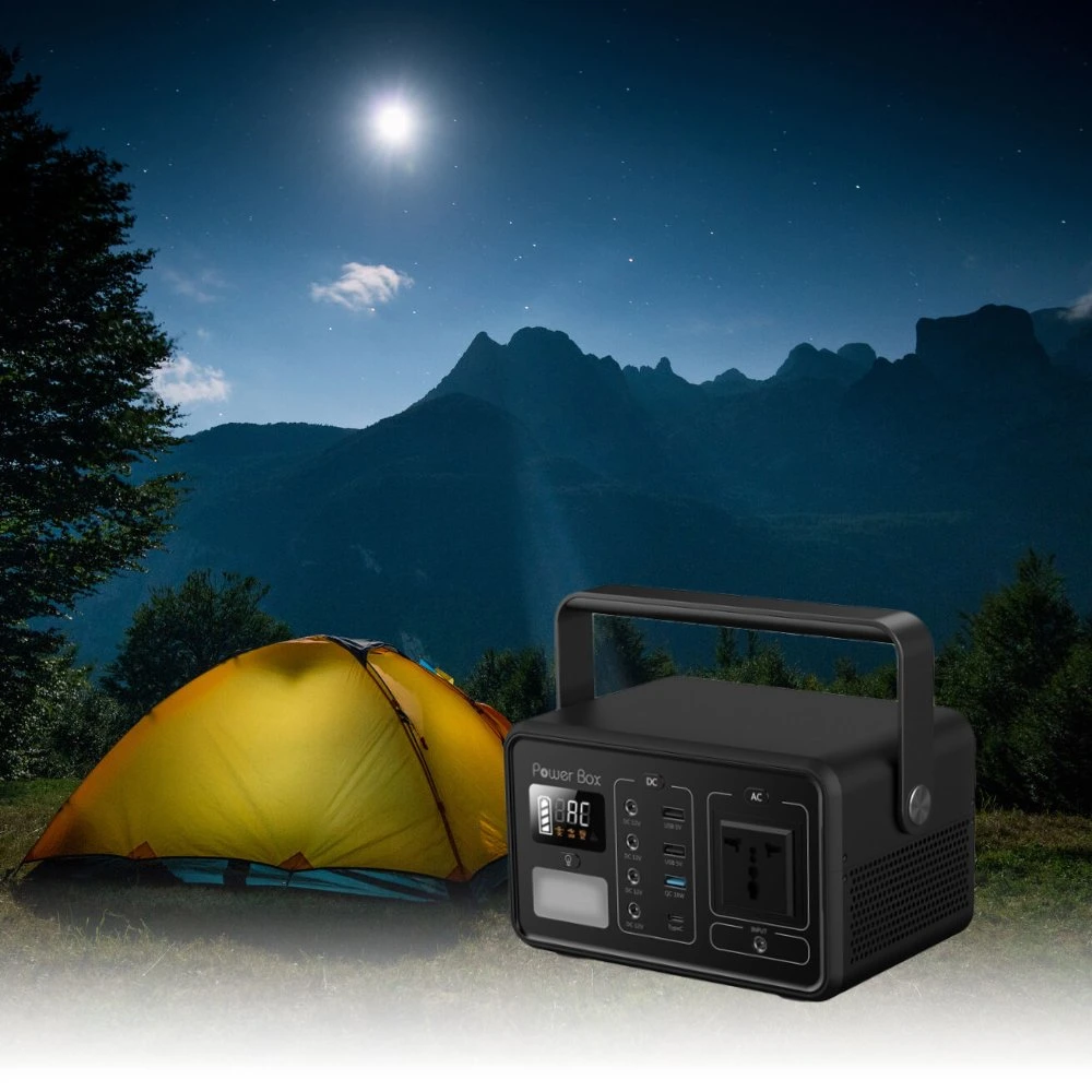 Portable Solar Generator 222wh Emergency Backup Lithium Battery Portable Power Station