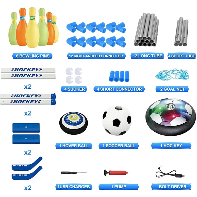 Mayorista 2-in -1 pelota de fútbol suspendido Childre Juguetes Interior y. Juego de hockey de fútbol de juguete para niños al aire libre con LED Luz