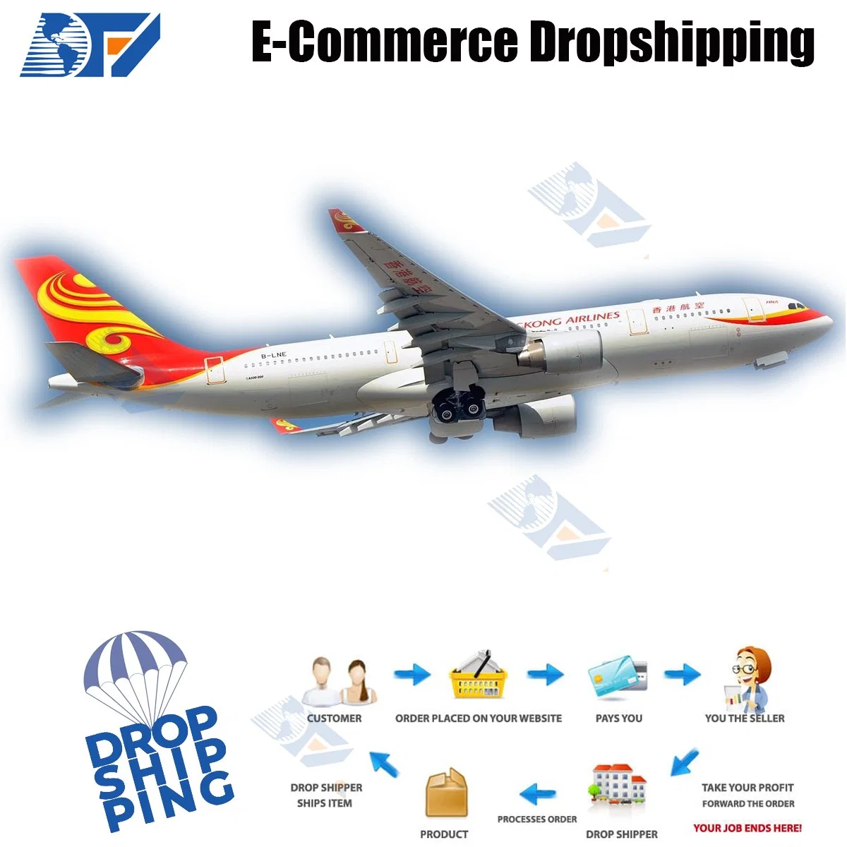 Amazon Shopee Ebay Dropshipping Agent with DHL Express Shenzhen to USA Malaysia Philippines Malta Poland