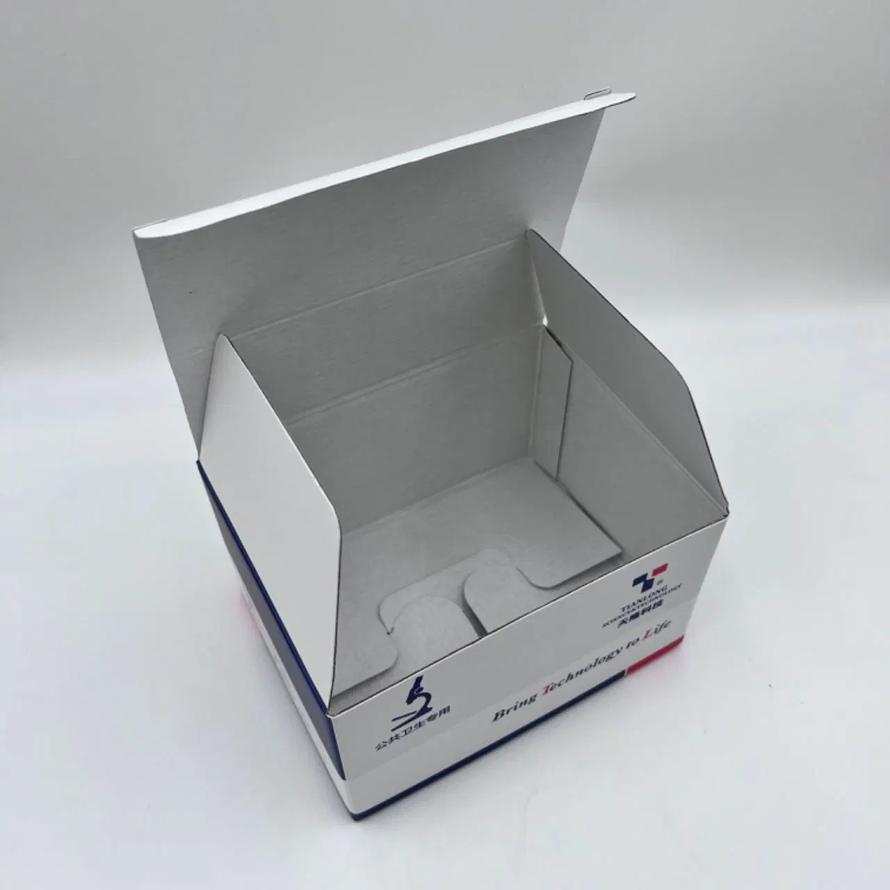 Custom Packaging Storage Packing Rectangle Medicine Color Printing Kraft Cardboard Paper Box