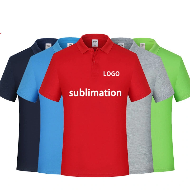 Custom Printing or Embroidery Logo Men Uniform Plain Polo Shirt 100% Cotton Polyester Sublimation Blank Golf Polo Shirts