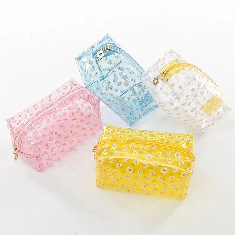 2020 New Design Transparent PVC Makeup Bags for Cosmetic Packing