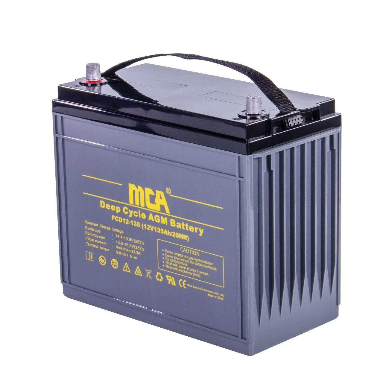 Batterie de stockage d'énergie domestique à cycle profond pour panneaux solaires 12V 200ah