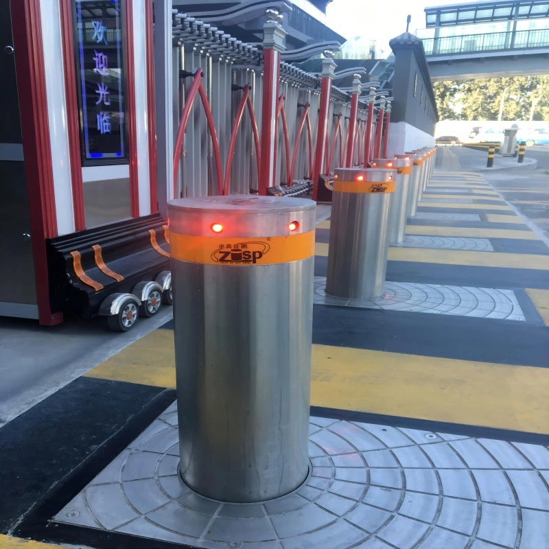 Impact Tested Hydraulic Automatic Bollards for Access Control with Remote Control Use in Parking Lot