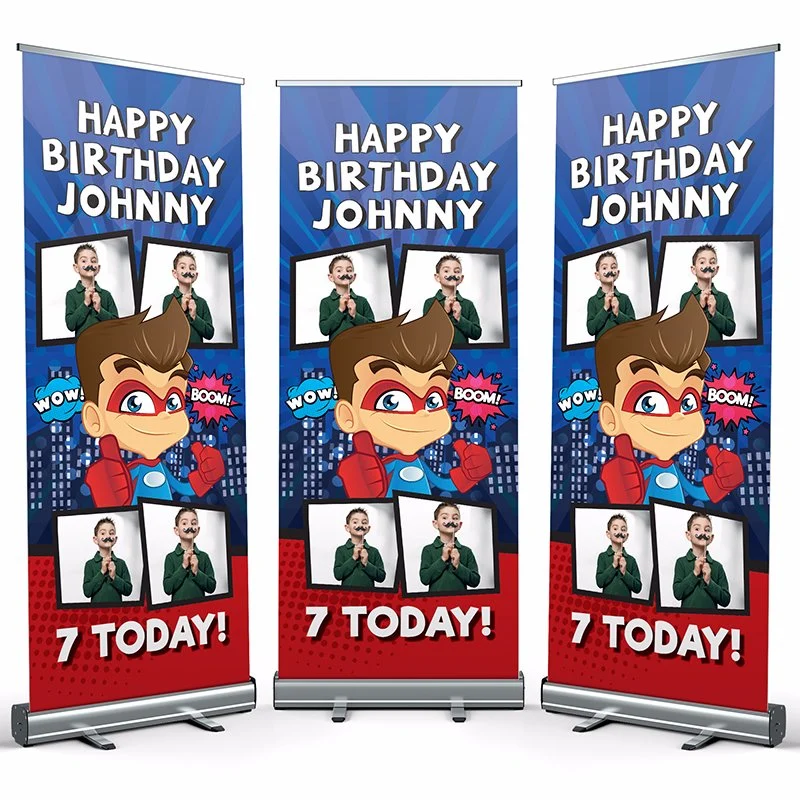 High Quality Slim Base Aluminum Roll up Stand Banner Stand