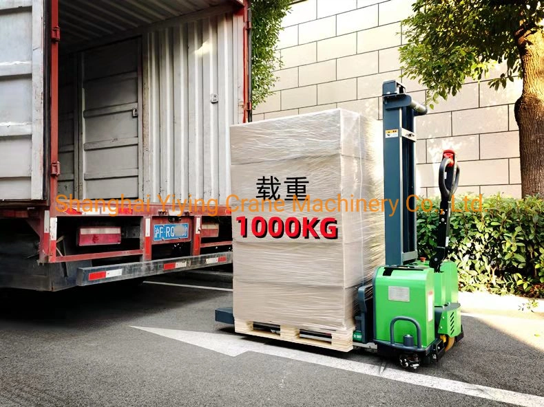 Hugo 0.5 Ton 1 Ton 500 Kg 1000 Kg Semi Full Electric Self Loading Stacker