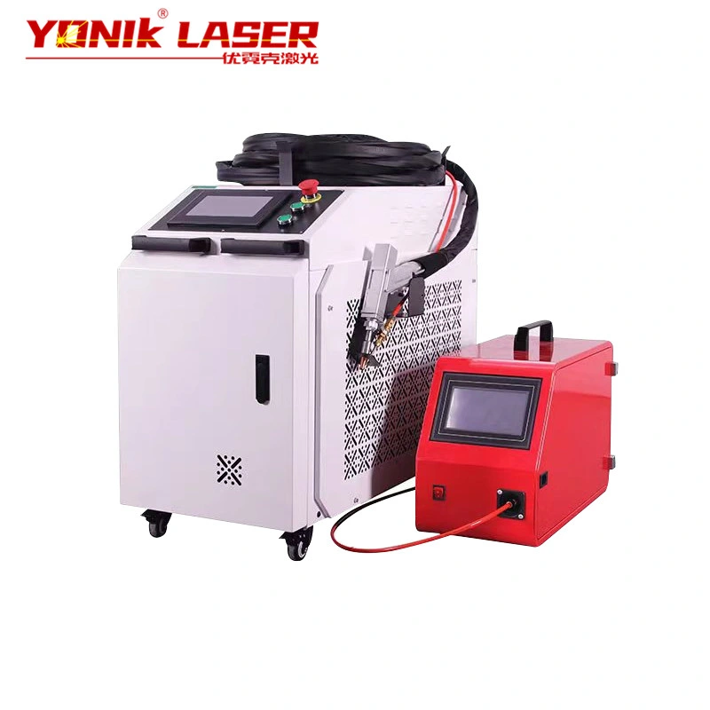 Máquina de soldar a laser portátil, refrigerada a água, Hot Sales, Mini 1000 W, 1500 W. Máquina de soldadura a laser Lightweld de 2000 W para aço inoxidável