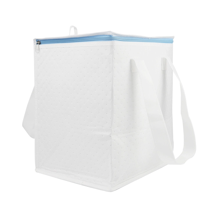 Custom Large RPET Non Woven Aluminum Foil Insulated Cooler Thermal Picnic Bag