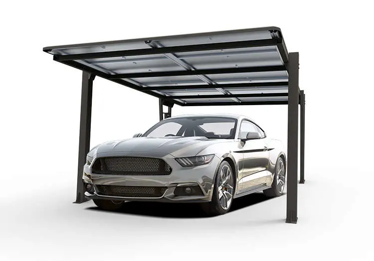 Sistema de montaje de estacionamientos de Carport Solar de Acero impermeable