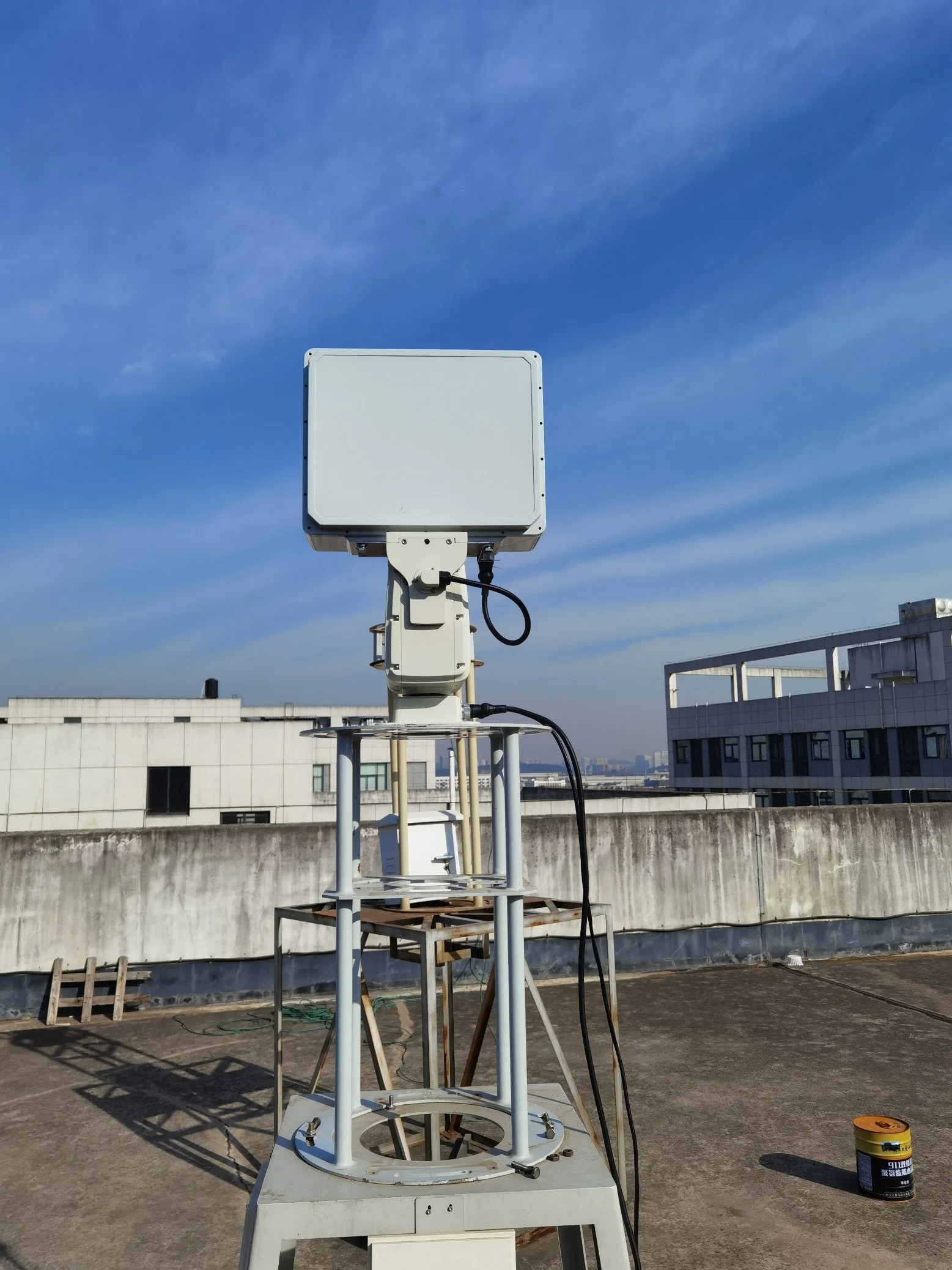 Passive Electronically Scanned Array Radar for Surveillance Security Perimeter Alarming