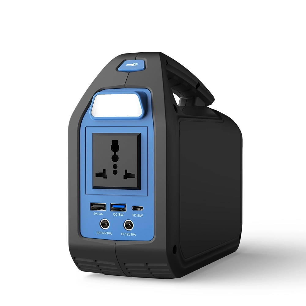 Mini-portátil Power Station 200W batería recargable para exteriores con salida de CA/CC/USB Para Generadores de Camping y Picnic