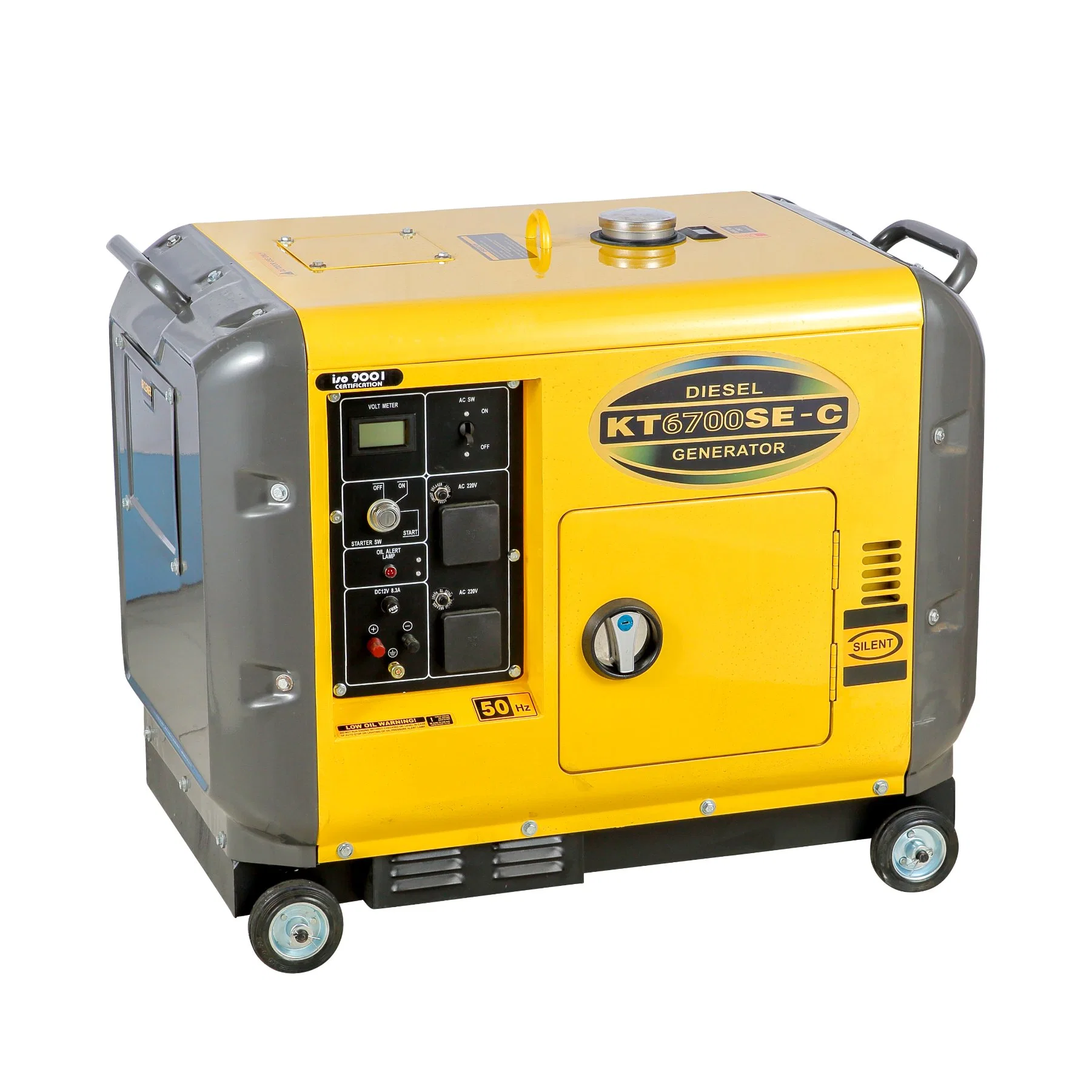 Popular 5,5kVA silencioso silencioso generadores diesel de pequeño tamaño Genset