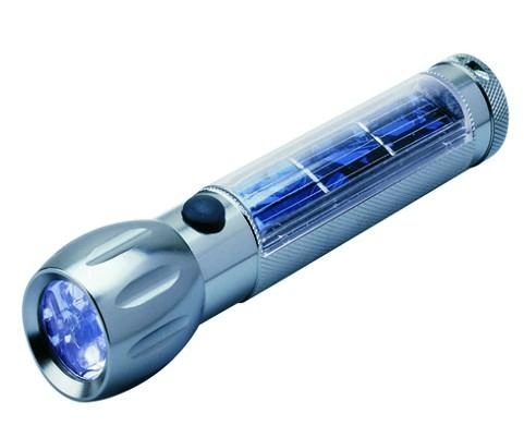 LED Solar Energy Torch for Lighting USB Rechargeable Flashlight