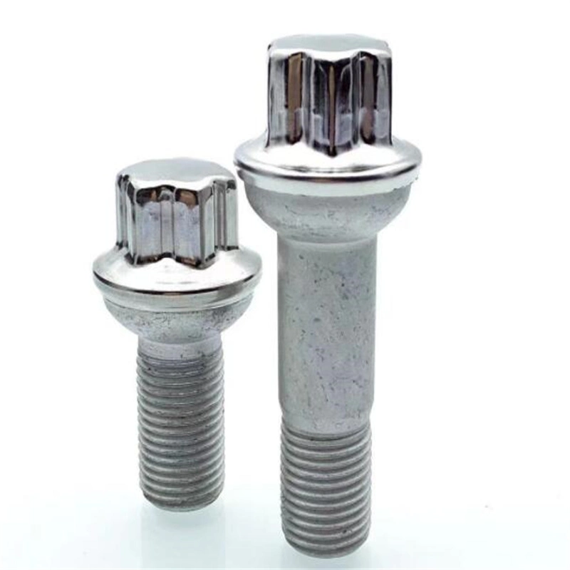 Custom Titanium Wheel Bolt for Racing Car