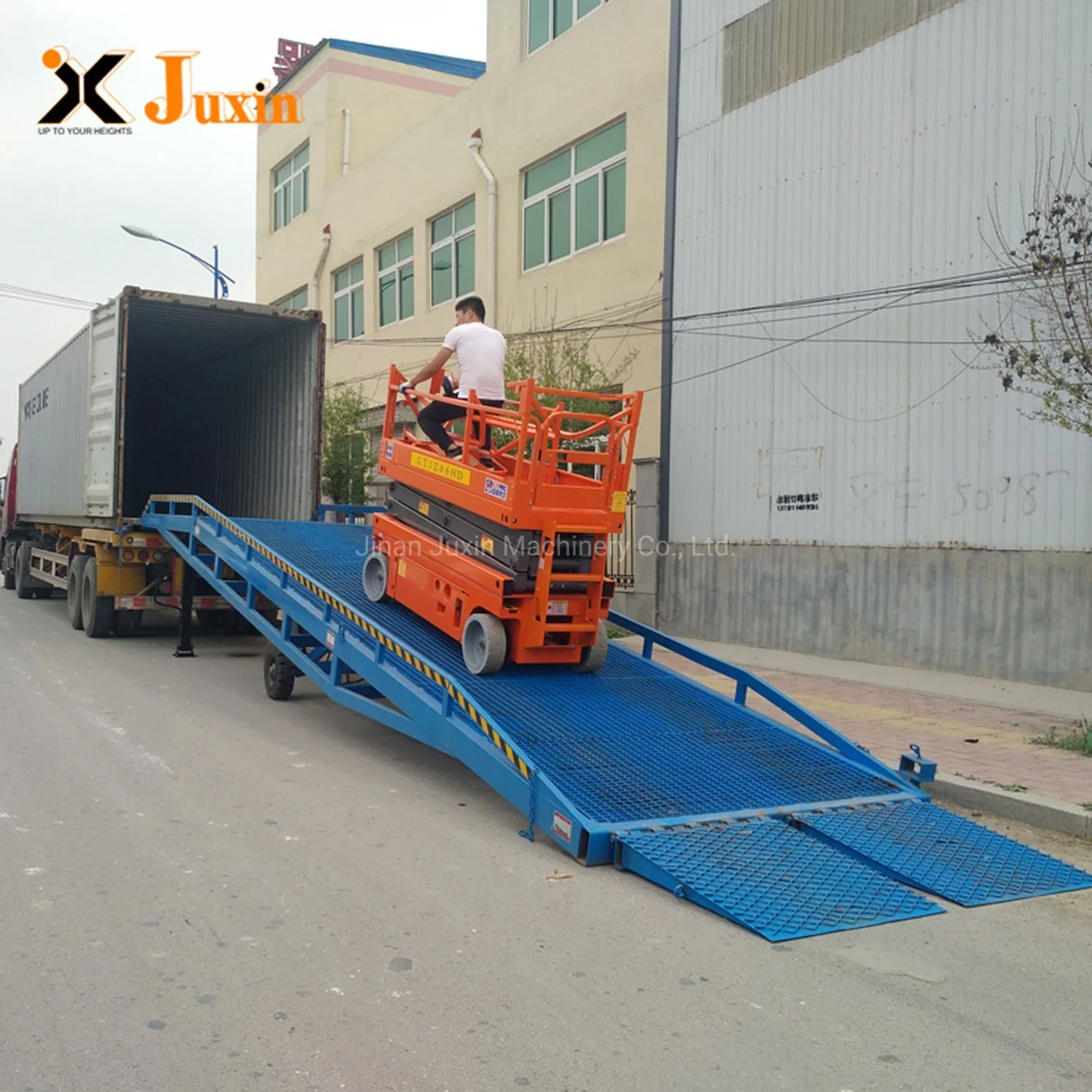 2000 * 2500 * 600mm 6ton-15ton Hydraulic Dock Leveler Carregando Equipamento de Baía