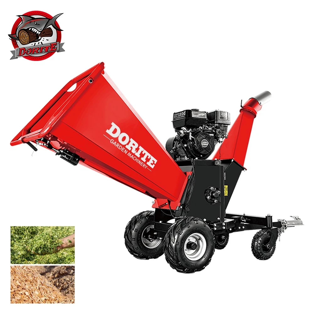 Professionelle maßgeschneiderte Sägemehl Holz Chipper 15HP CE Hochproduktives Holz Aktenvernichter Landwirtschaftliche Holz Chipper Aktenvernichter Maschine