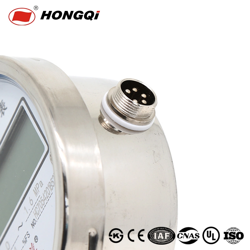 High Precision Digital Fuel Oil Air Hydraulic Pressure Gauge Stainless Steel LCD Display Pressure Meter