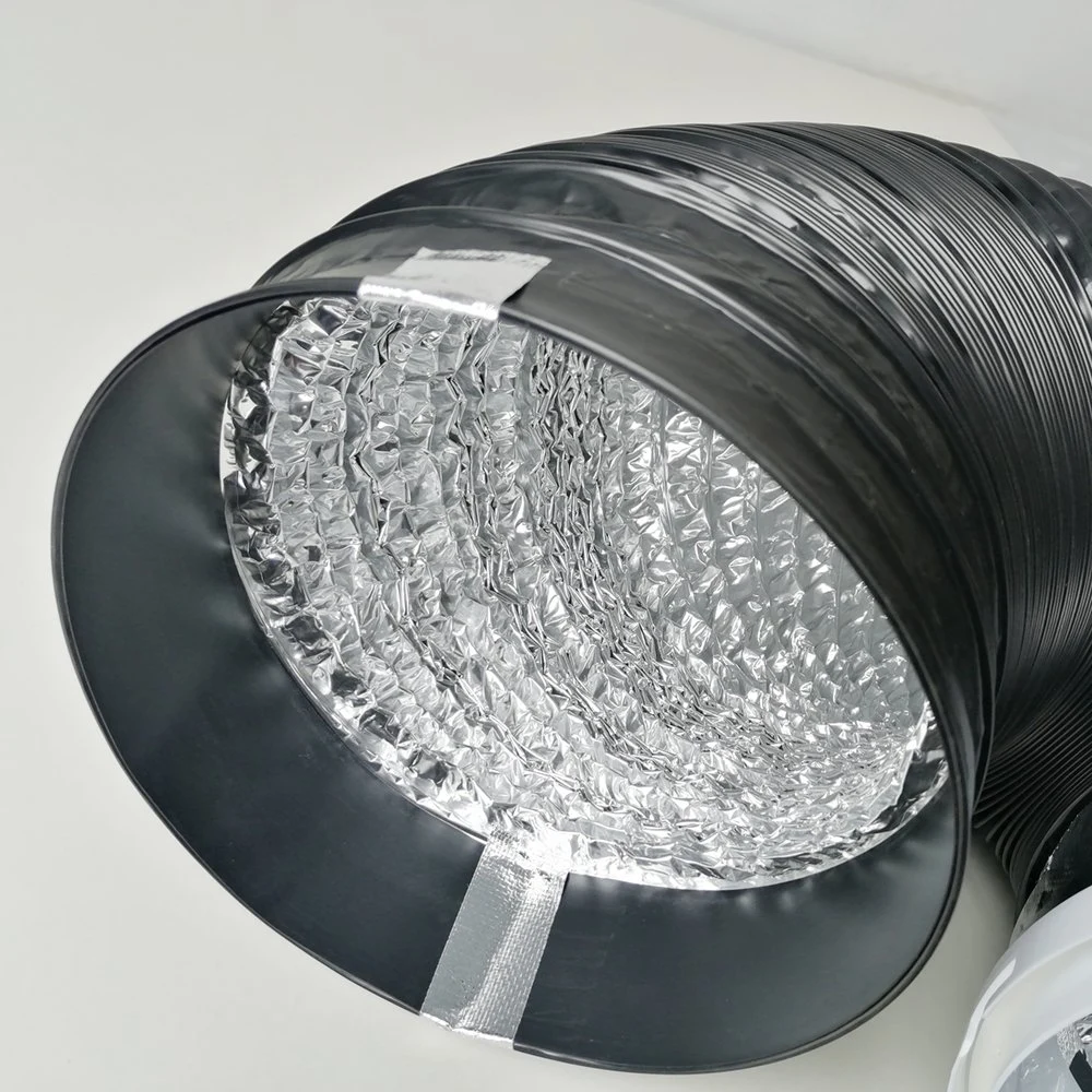 PVC Aluminum Foil Flexible Air Duct Vent Pipe for Air Conditioning Ventilation System