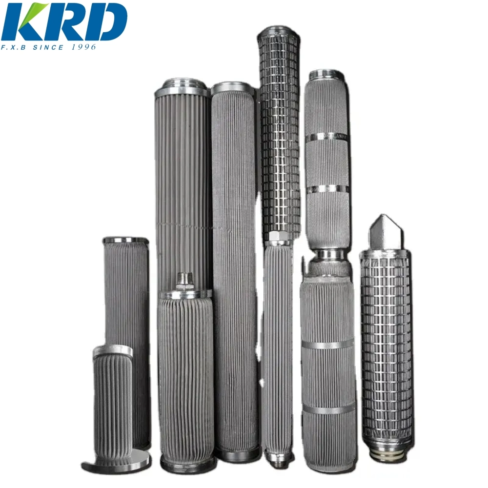 Krd Candle Filter Sintered Stainless Steel Metal Metal Sintered Mesh Filter