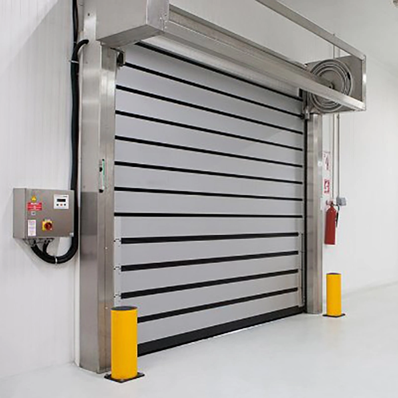 Aluminum Alloy Industrial Automatic Metal Thermal Insulated High Speed Performance Roll up Fast Roller Shutter High Speed Spiral Door