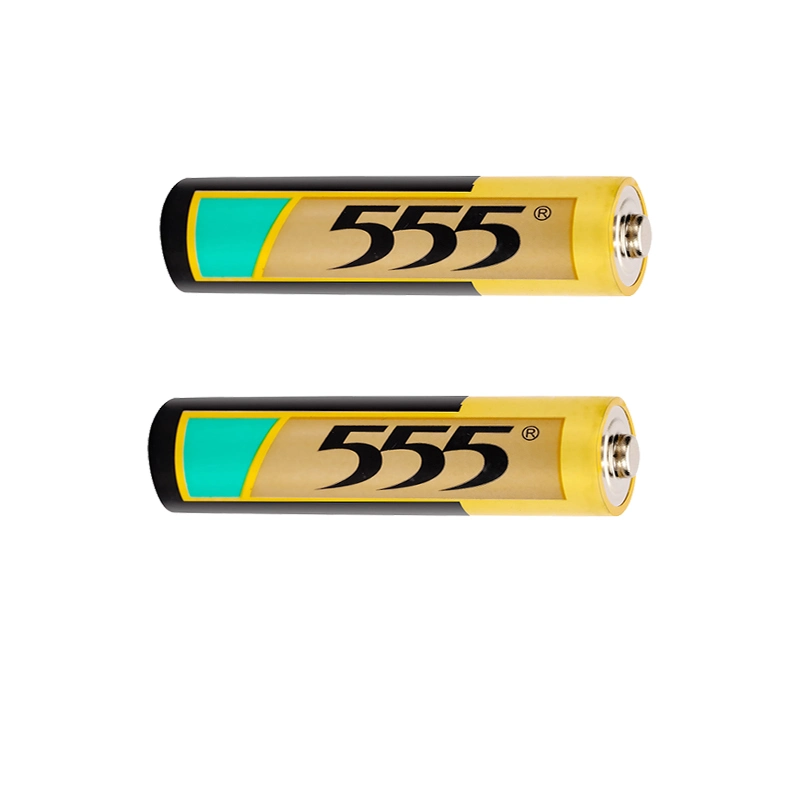 555 Brand AA Alkaline Primary 1.5V Dry Cell Battery Lr6 for Toys