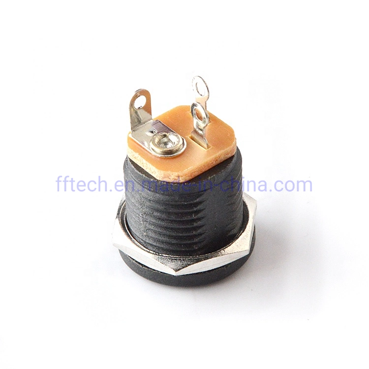 Conector de 2,1 mm 5,5 mm de China de fábrica de potencia DC Jack de alimentación DC Jack hembra conector de alimentación DC022